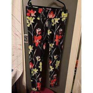 Demi lovato fabletics active athletic floral leggings size 3x